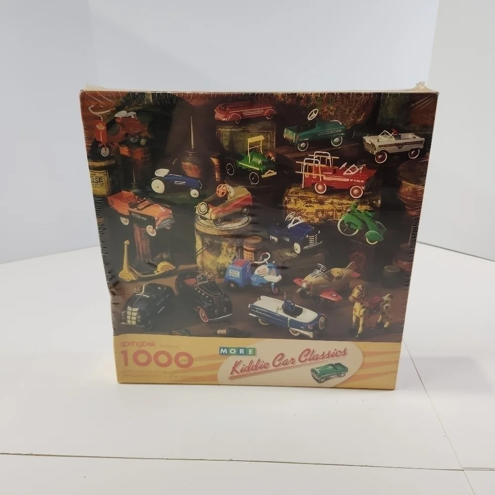 More Kiddie Car Classics 1000 Piece Hallmark Jigsaw Puzzle Factory Sealed